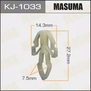 Клипса крепежная MASUMA KJ-1033 (OEM 91017AA240)