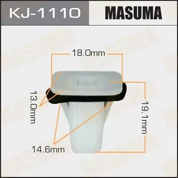 Клипса крепежная MASUMA KJ-1110 (OEM 90189-06186)