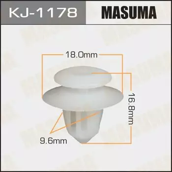 Клипса крепежная MASUMA KJ-1178 (OEM 75881-52010)