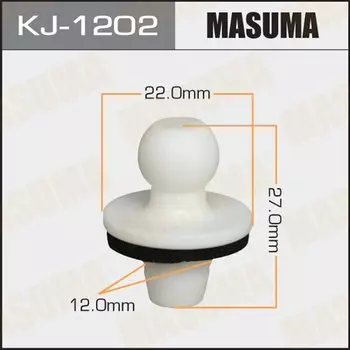 Клипса крепежная MASUMA KJ-1202 (OEM 52187-16070)