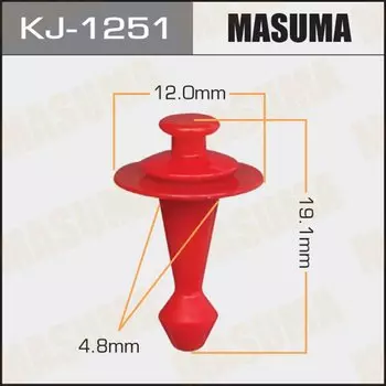 Клипса крепежная MASUMA KJ-1251 (OEM 75395-30270)