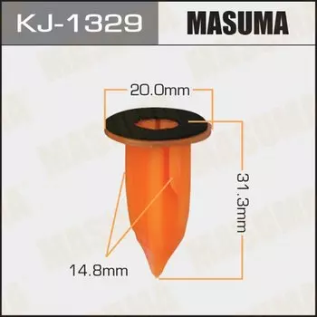 Клипса крепежная MASUMA KJ-1329 (OEM 90189-06218)