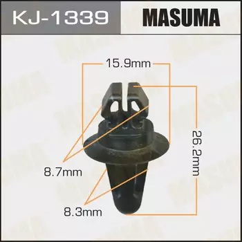 Клипса крепежная MASUMA KJ-1339 (OEM 75398-30040)