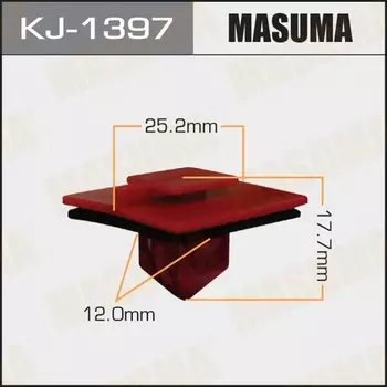 Клипса крепежная MASUMA KJ-1397 (OEM 90467-12072)