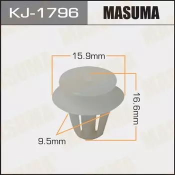 Клипса крепежная MASUMA KJ-1796 (OEM 91560-S9A-A51)