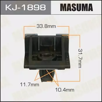 Клипса крепежная MASUMA KJ-1898 (OEM 71598-S30-013)