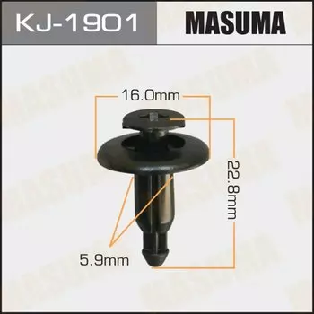 Клипса крепежная MASUMA KJ-1901 (OEM 909140012)