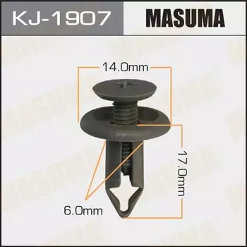 Клипса крепежная MASUMA KJ-1907