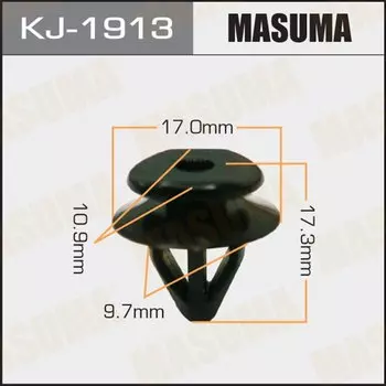 Клипса крепежная MASUMA KJ-1913 (OEM 909130088, 909130109)