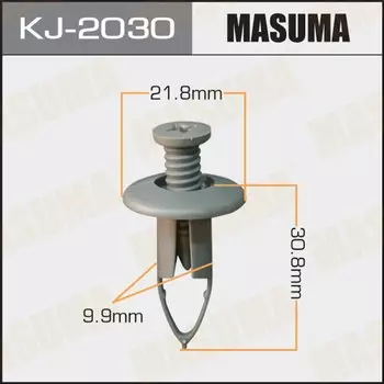 Клипса крепежная MASUMA KJ-2030 салонная серая (OEM MR772183)