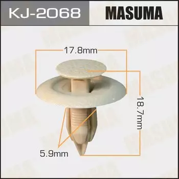 Клипса крепежная MASUMA KJ-2068 (OEM GJ21-68-885B-34)