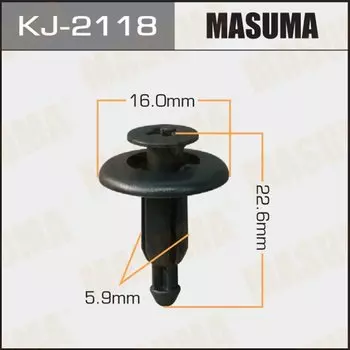 Клипса крепежная MASUMA KJ-2118 (OEM 90671-SDA-003ZA)