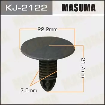 Клипса крепежная MASUMA KJ-2122 салонная черная (OEM 95033FC0300E, 95033FC030OE)