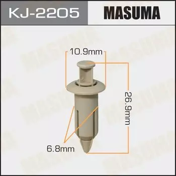 Клипса крепежная MASUMA KJ-2205 (OEM 90467-07066-A1)