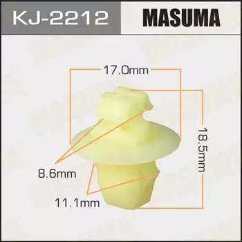 Клипса крепежная MASUMA KJ-2212 (OEM 76879-21010)