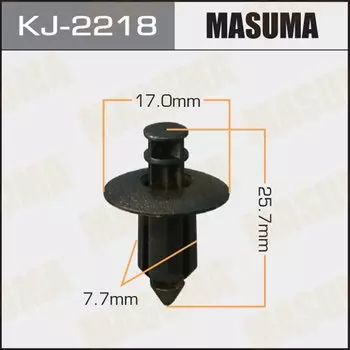 Клипса крепежная MASUMA KJ-2218 салонная черная (OEM 90467-08180)