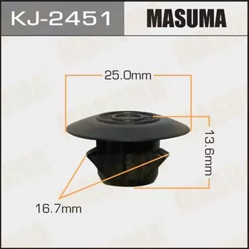 Клипса крепежная MASUMA KJ-2451 (OEM 76924-13020)