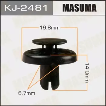 Клипса крепежная MASUMA KJ-2481 (OEM 90467-07215)