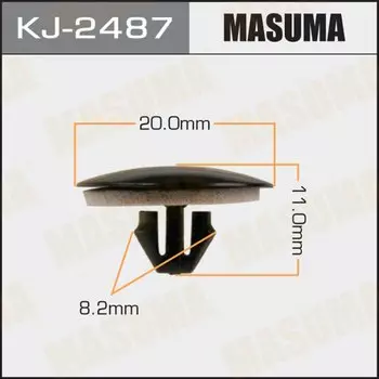 Клипса крепежная MASUMA KJ-2487 (OEM 90467-06205-C0)