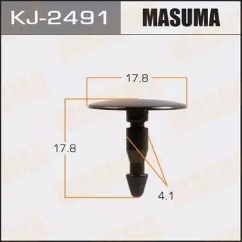 Клипса крепежная MASUMA KJ-2491 (OEM 91512-SED-003)