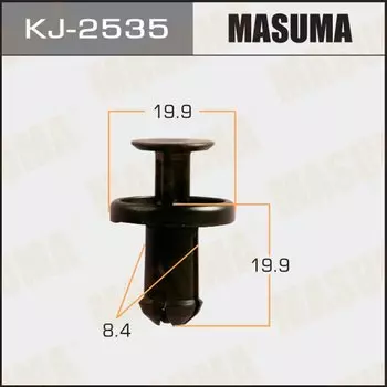 Клипса крепежная MASUMA KJ-2535 (OEM 75867-06030)
