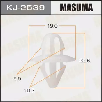 Клипса крепежная MASUMA KJ-2539 (OEM 63848-VD210)