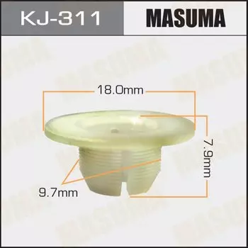 Клипса крепежная MASUMA KJ-311 (OEM 90467-10081)