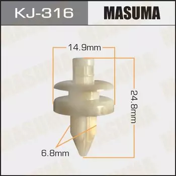 Клипса крепежная MASUMA KJ-316 (OEM 90467-07134)