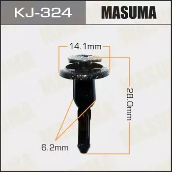 Клипса крепежная MASUMA KJ-324 (OEM 90467-06168)