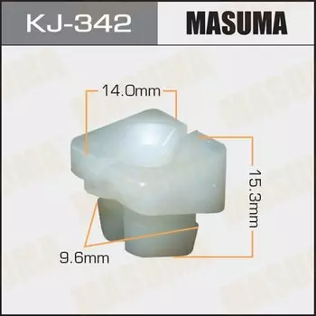 Клипса крепежная MASUMA KJ-342 (OEM 90901-89022)