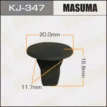 Клипса крепежная MASUMA KJ-347 (OEM 90467-12068-B0)