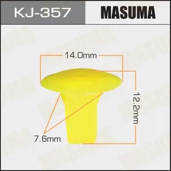 Клипса крепежная MASUMA KJ-357 (OEM 90189-04002)