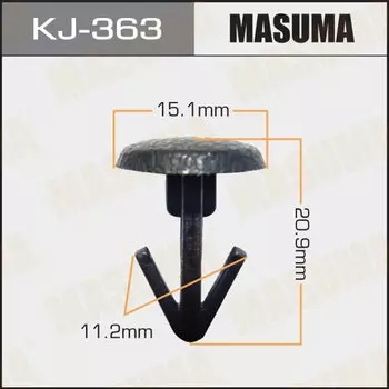 Клипса крепежная MASUMA KJ-363 (OEM 90467-12123)