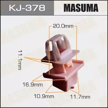 Клипса крепежная MASUMA KJ-378 (OEM 90189-04193)
