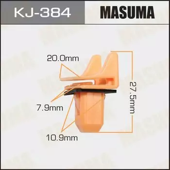 Клипса крепежная MASUMA KJ-384 (OEM 75397-48030)