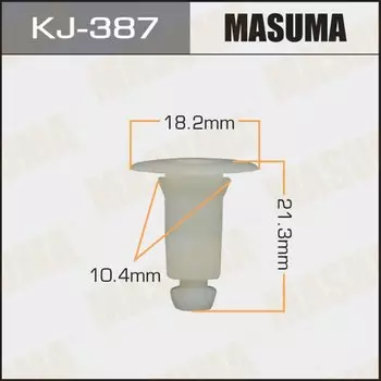Клипса крепежная MASUMA KJ-387 (OEM 90189-06003)