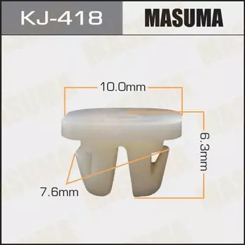 Клипса крепежная MASUMA KJ-418 (OEM 90189-04068)