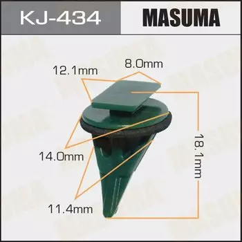 Клипса крепежная MASUMA KJ-434 (OEM 76817-12070)