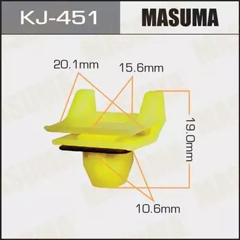 Клипса крепежная MASUMA KJ-451 (OEM 75397-48020)