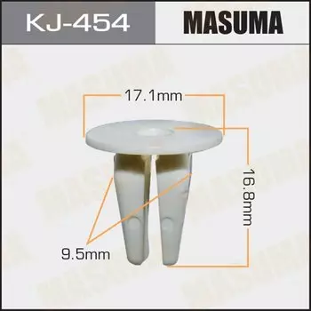 Клипса крепежная MASUMA KJ-454 (OEM 90189-06122)