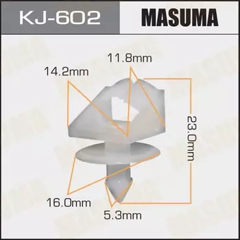 Клипса крепежная MASUMA KJ-602 (OEM 76882-0E700)