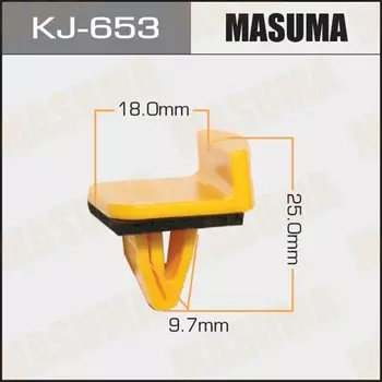 Клипса крепежная MASUMA KJ-653 (OEM 72714-0C000)