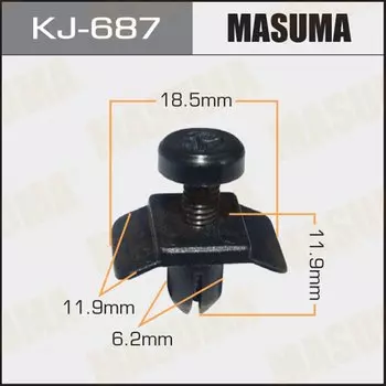 Клипса крепежная MASUMA KJ-687 (OEM 66824-W1000)