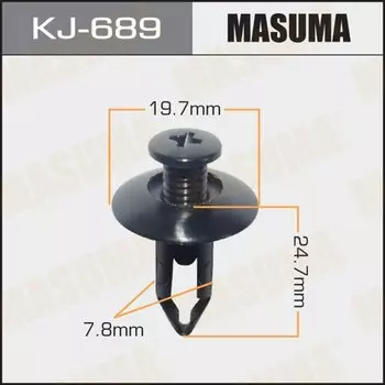 Клипса крепежная MASUMA KJ-689 (OEM 63878-01E10)