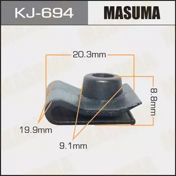 Клипса крепежная MASUMA KJ-694 (OEM 63848-D0100)