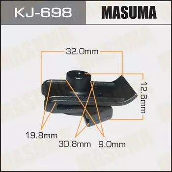 Клипса крепежная MASUMA KJ-698 (OEM 63848-35F00)