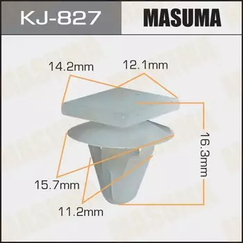 Клипса крепежная MASUMA KJ-827 (OEM 90044-68301, MB132135)
