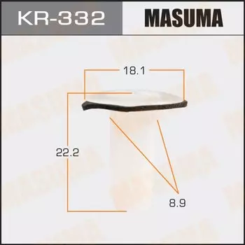 Клипса крепежная MASUMA KR-332 (OEM 86910-21010, 86912-21010)