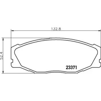Колодки тормозные Nisshinbo дисковые, арт. PF1157 / NP1090