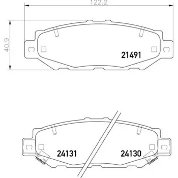 Колодки тормозные Nisshinbo дисковые, арт. PF1363 / NP1027